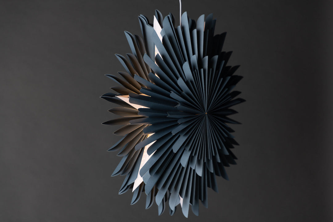 Venture Home Sälen 60cm Pendant Lamp - Grey/Blue  /  Grey/Blue