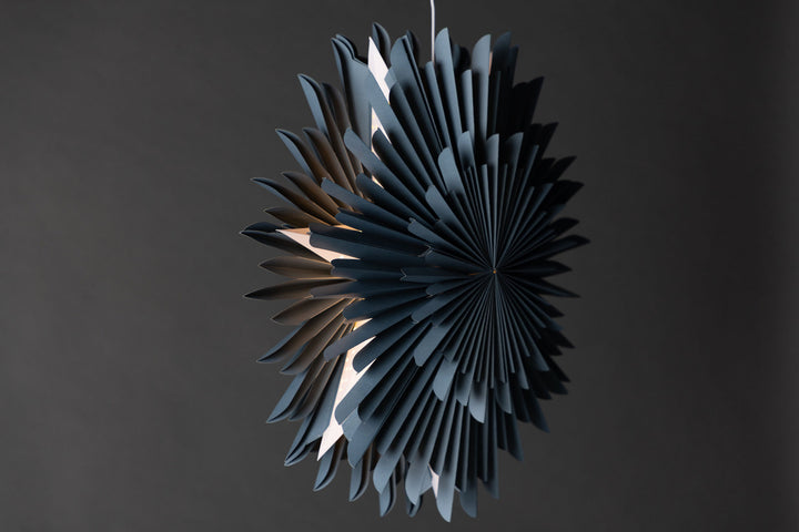 Venture Home Sälen 60cm Pendant Lamp - Grey/Blue  /  Grey/Blue