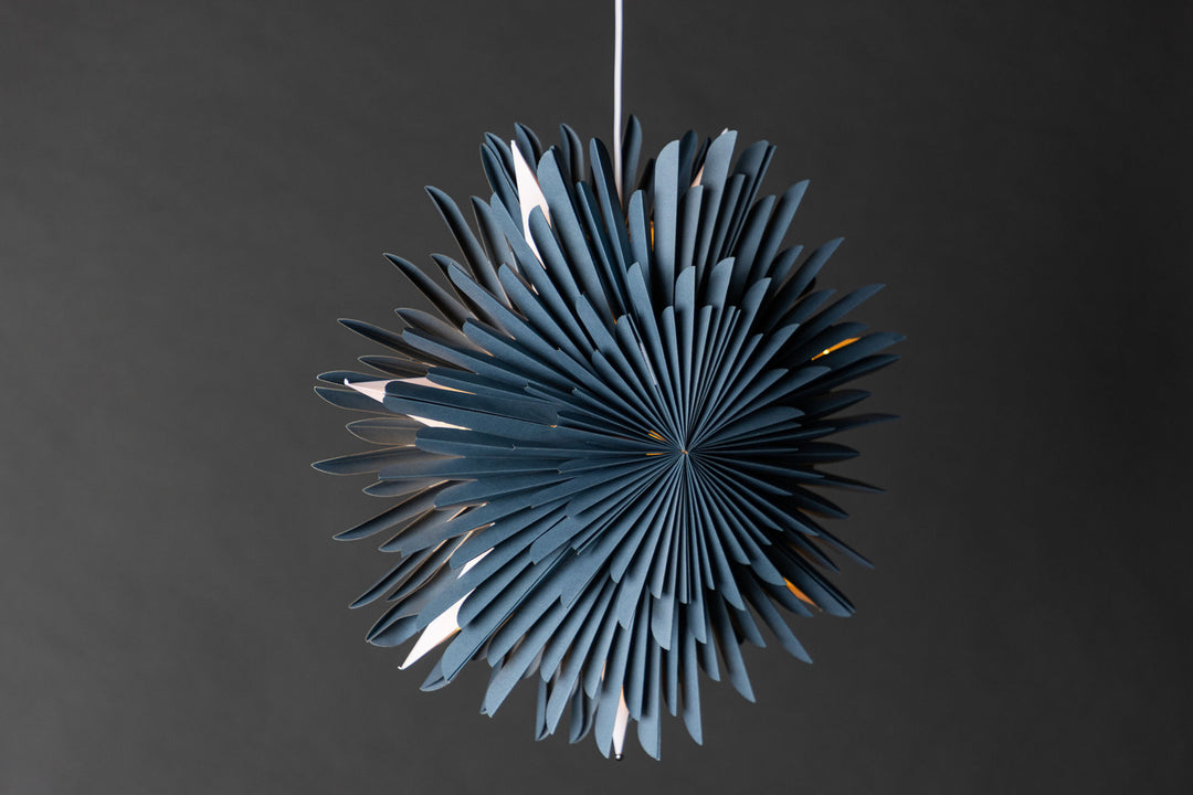 Venture Home Sälen 46cm Pendant Lamp - Grey/Blue  /  Grey/Blue
