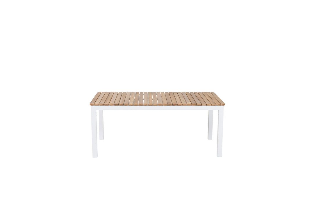 Venture Home Brasilia Sofa Table - White/Teak