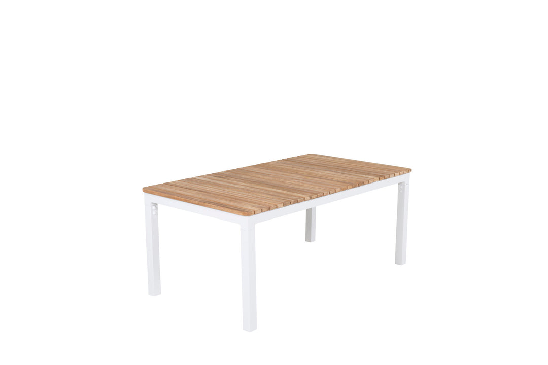 Venture Home Brasilia Sofa Table - White/Teak