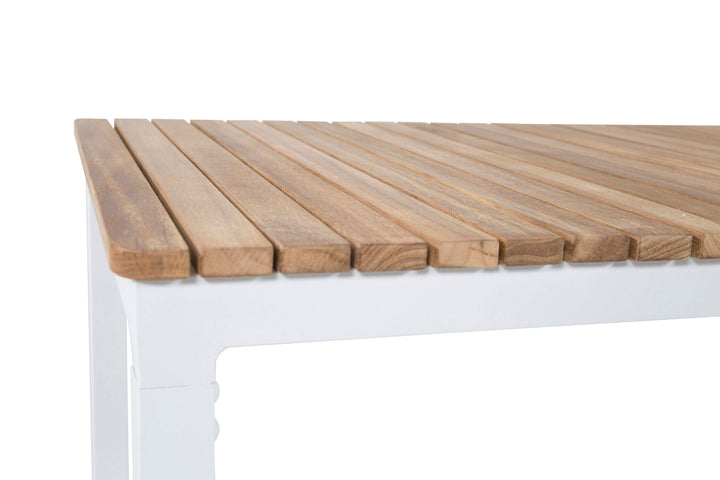 Venture Home Brasilia Sofa Table - White/Teak