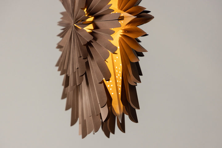 Venture Home Sälen 80cm Pendant Lamp - Brown /  Brown