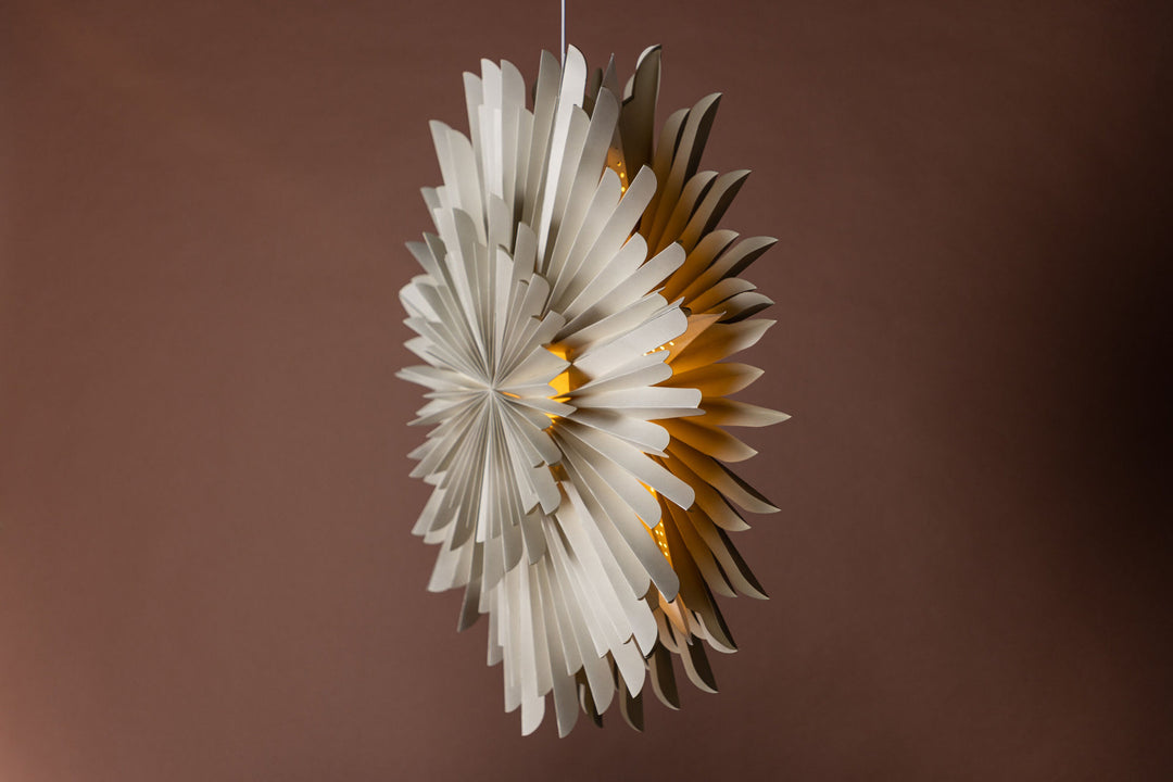 Venture Home Sälen 80cm Pendant Lamp - Beige /  Beige