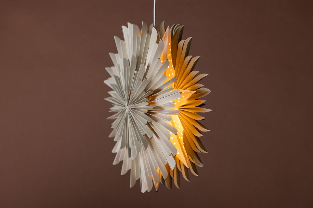Venture Home Sälen 46cm Pendant Lamp - Beige /  Beige