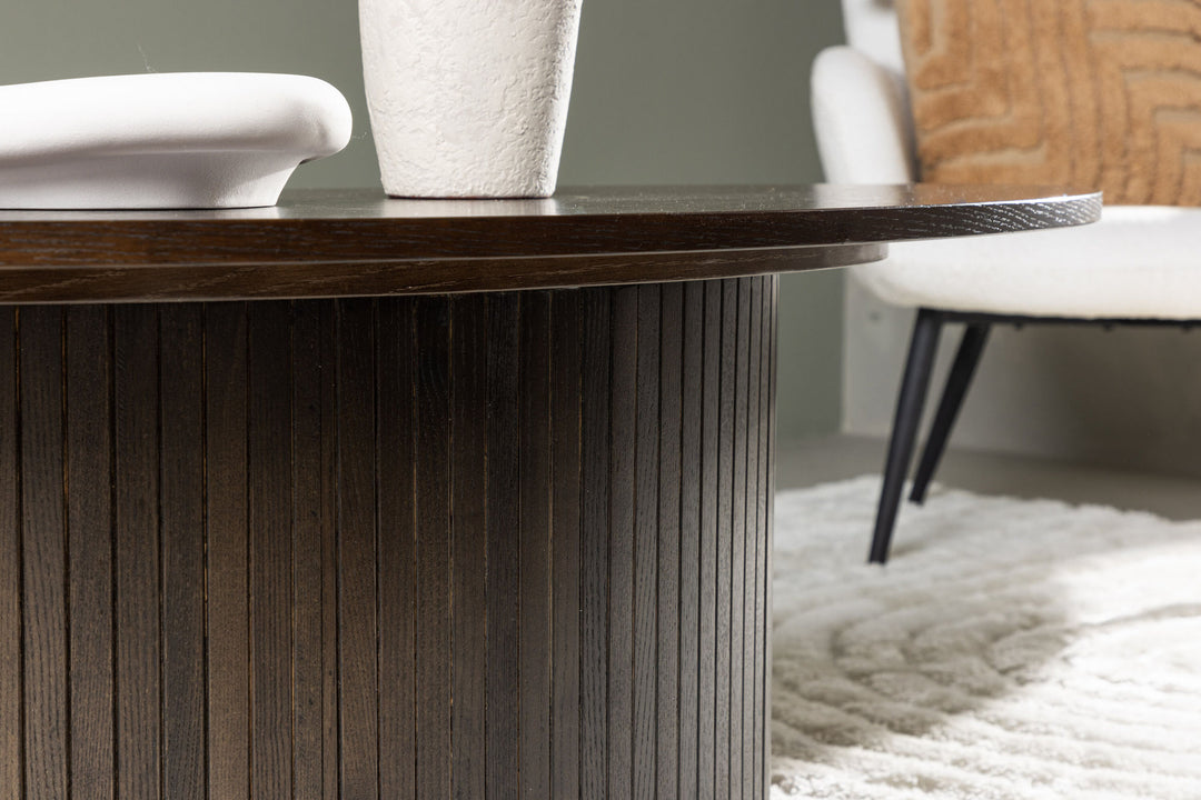 Venture Home Bianca Oval Sofa Table  -  / Mocca
