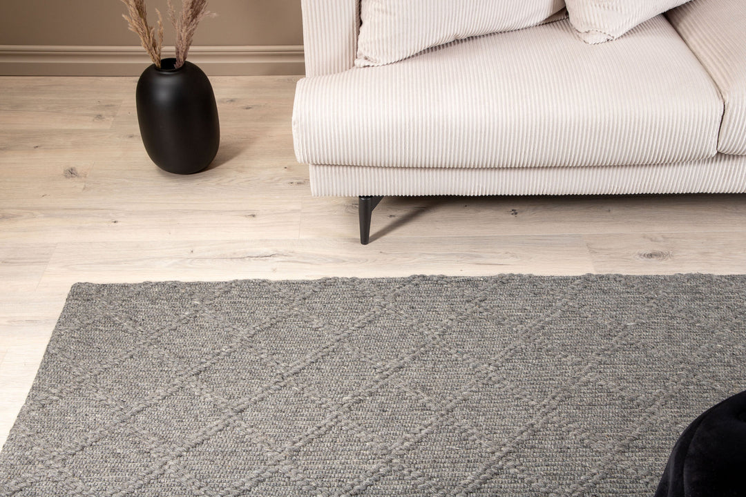 Venture Home Cloudy Wool Carpet - 160*230- Grey