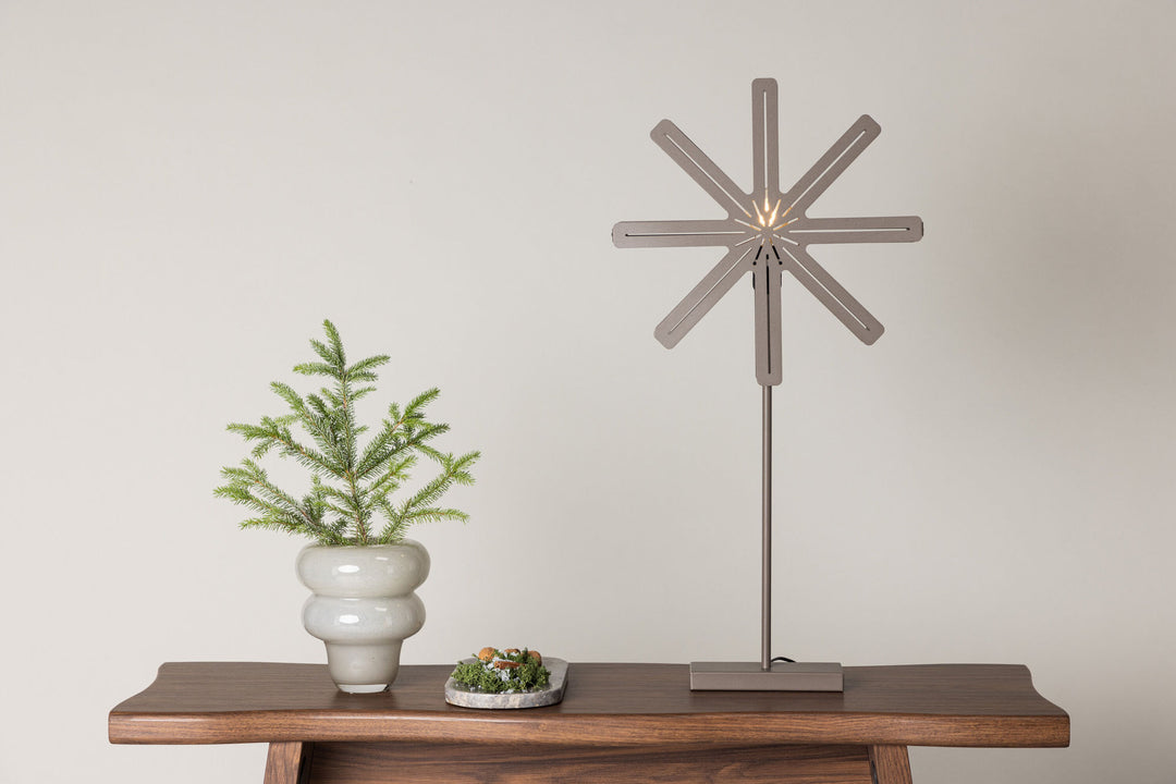 Venture Home Säfsen 40cm Floor Lamp - Mocca /