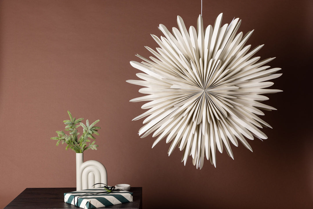 Venture Home Sälen 100cm Pendant Lamp - Beige /  Beige