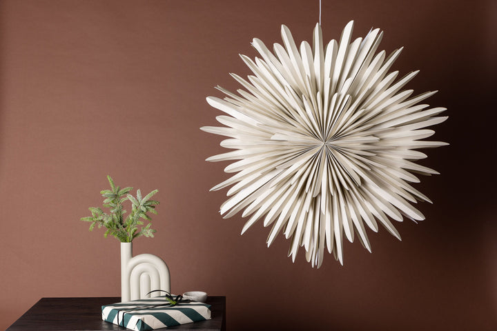 Venture Home Sälen 100cm Pendant Lamp - Beige /  Beige