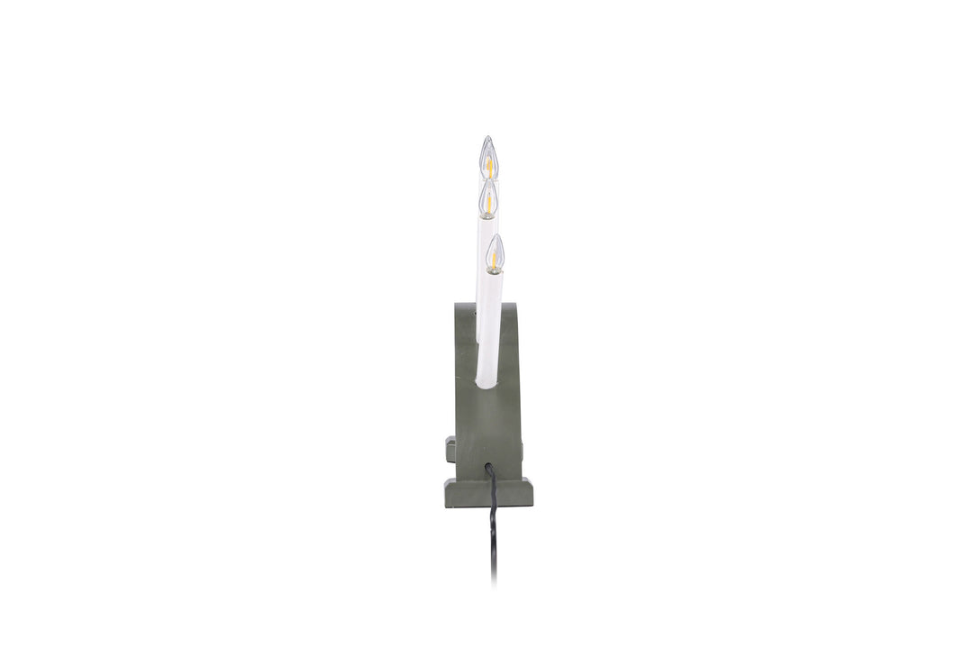Venture Home Kebnekaise 55cm Table Lamp - Green /  White