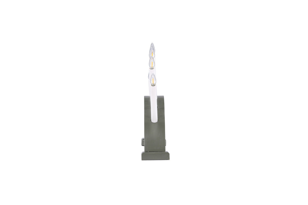 Venture Home Kebnekaise 55cm Table Lamp - Green /  White