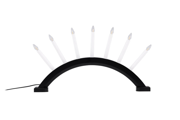 Venture Home Kebnekaise 55cm Table Lamp - Black /  White