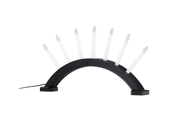 Venture Home Kebnekaise 55cm Table Lamp - Black /  White