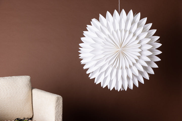 Venture Home Storlien 80cm Pendant Lamp - White /  White