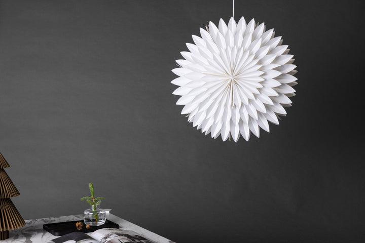 Venture Home Storlien 60cm Pendant Lamp - White /  White