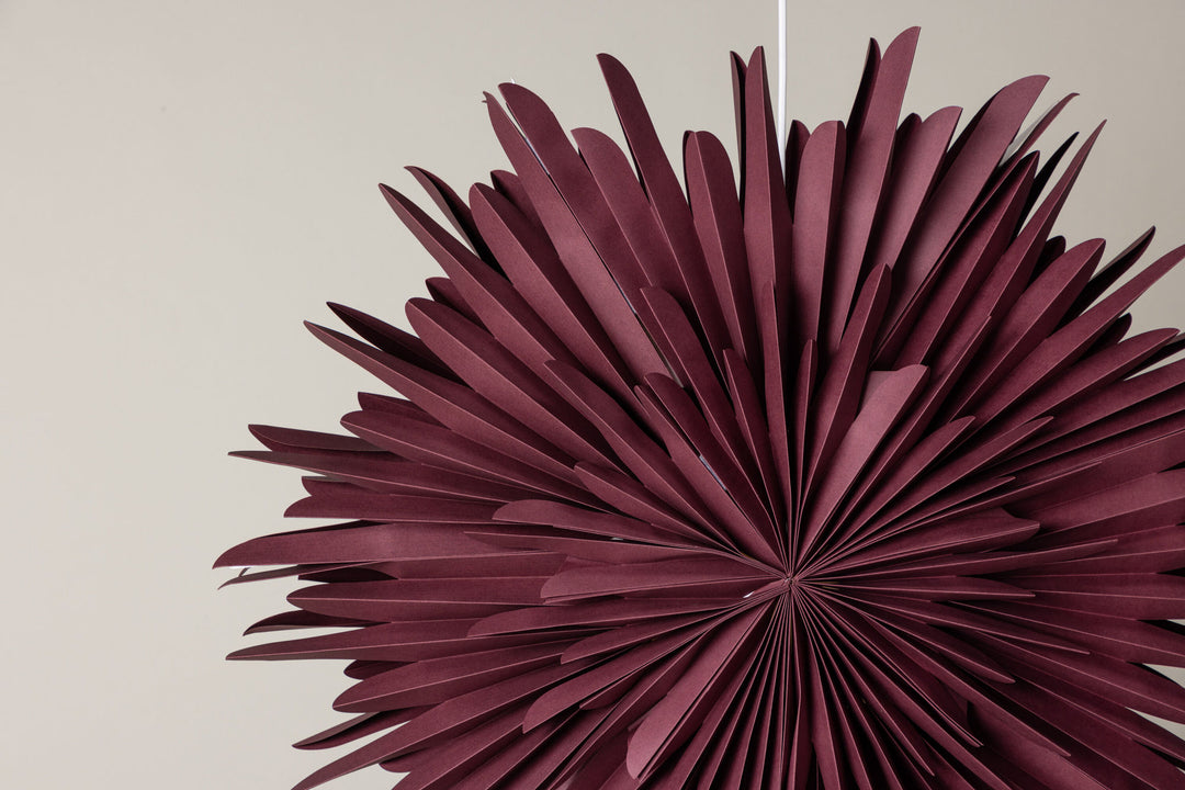 Venture Home Sälen 80cm Pendant Lamp - Dark red /  Dark red