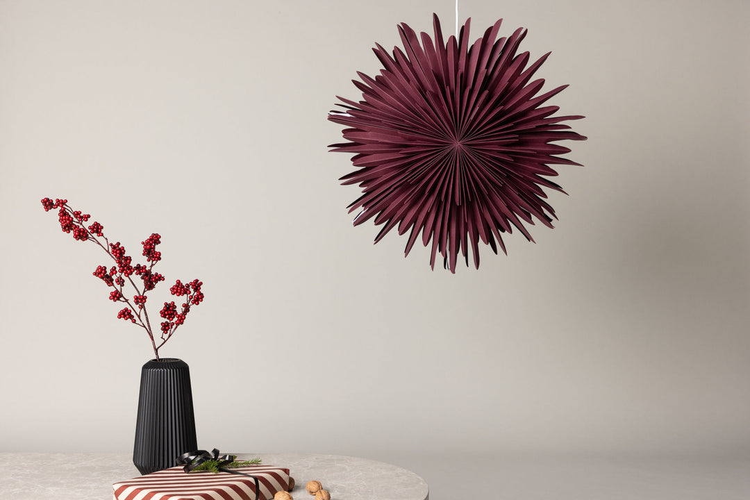 Venture Home Sälen 60cm Pendant Lamp - Dark red /  Dark red