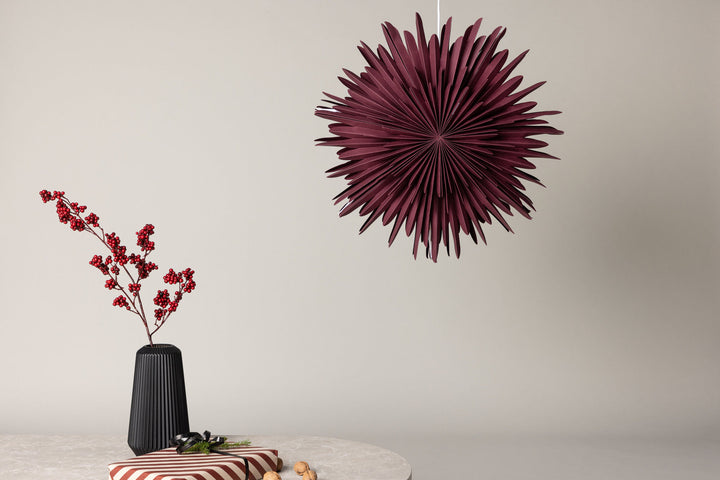 Venture Home Sälen 60cm Pendant Lamp - Dark red /  Dark red