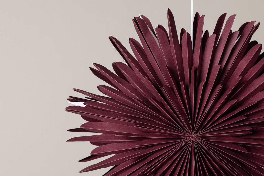 Venture Home Sälen 60cm Pendant Lamp - Dark red /  Dark red