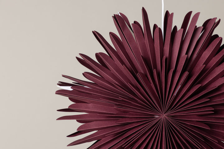 Venture Home Sälen 60cm Pendant Lamp - Dark red /  Dark red