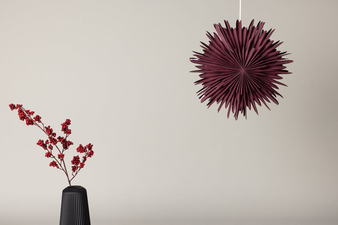 Venture Home Sälen 46cm Pendant Lamp - Dark red /  Dark red