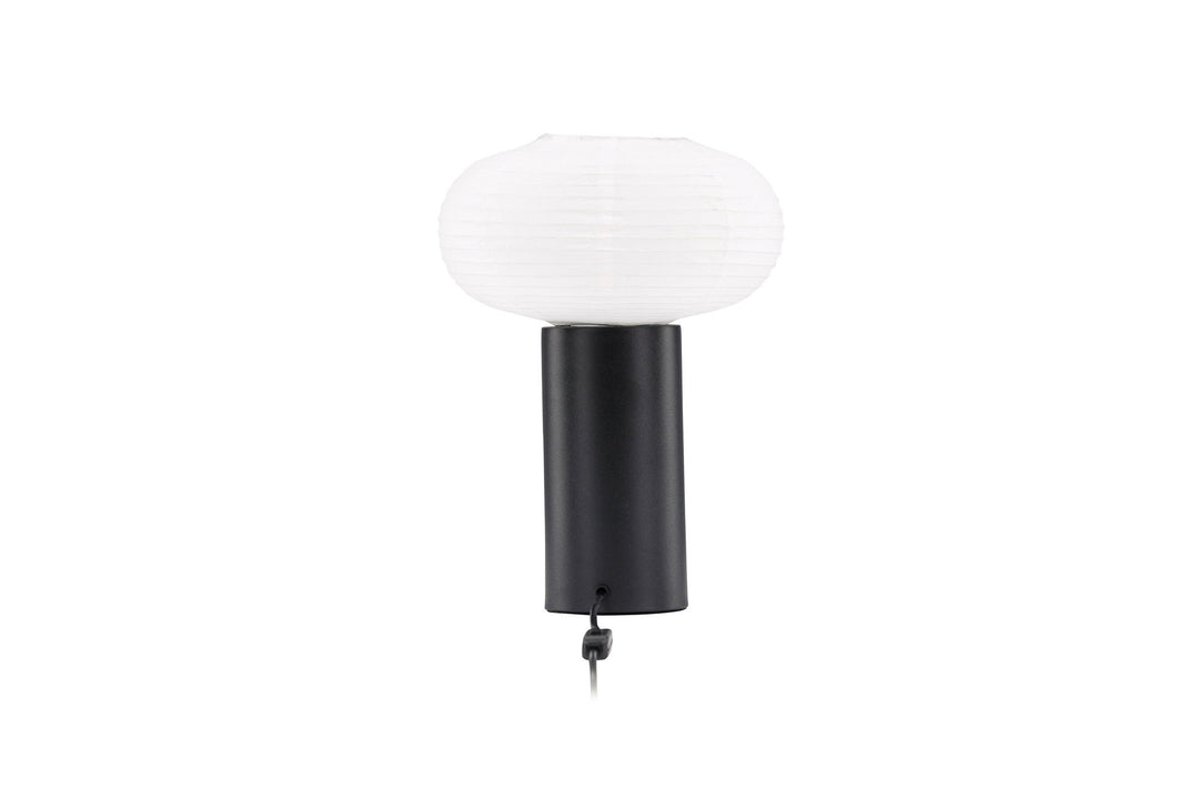 Venture Home Hovfjället 25cm Table Lamp - Black /  Rice Paper