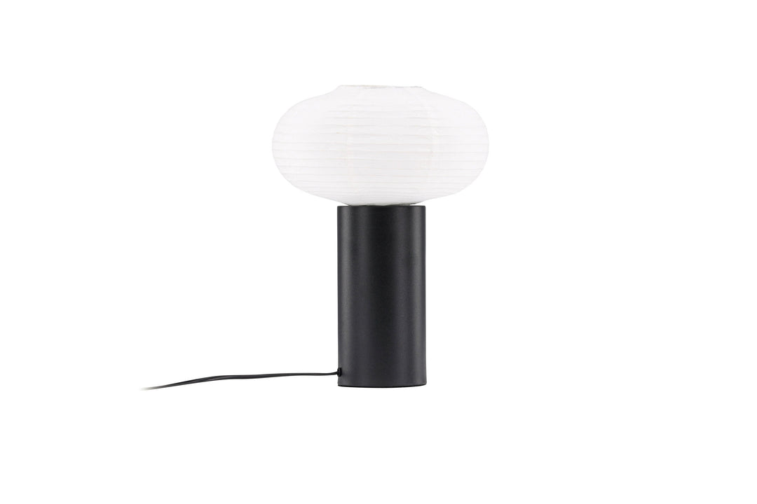 Venture Home Hovfjället 25cm Table Lamp - Black /  Rice Paper