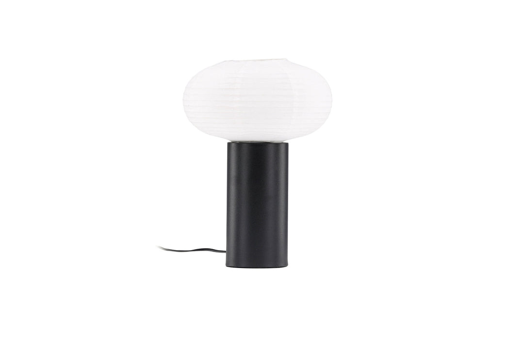 Venture Home Hovfjället 25cm Table Lamp - Black /  Rice Paper