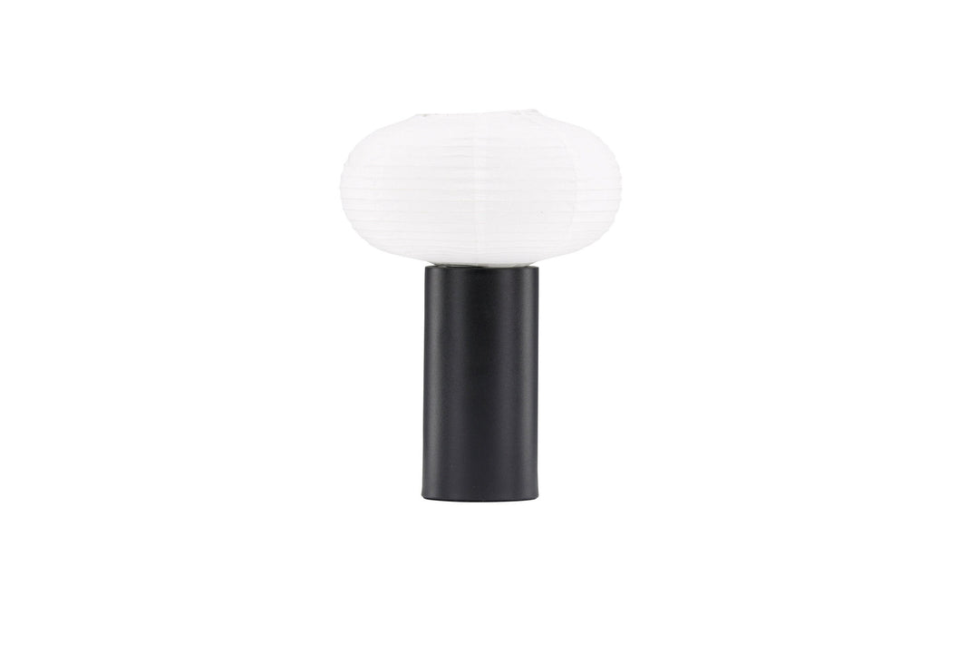 Venture Home Hovfjället 25cm Table Lamp - Black /  Rice Paper