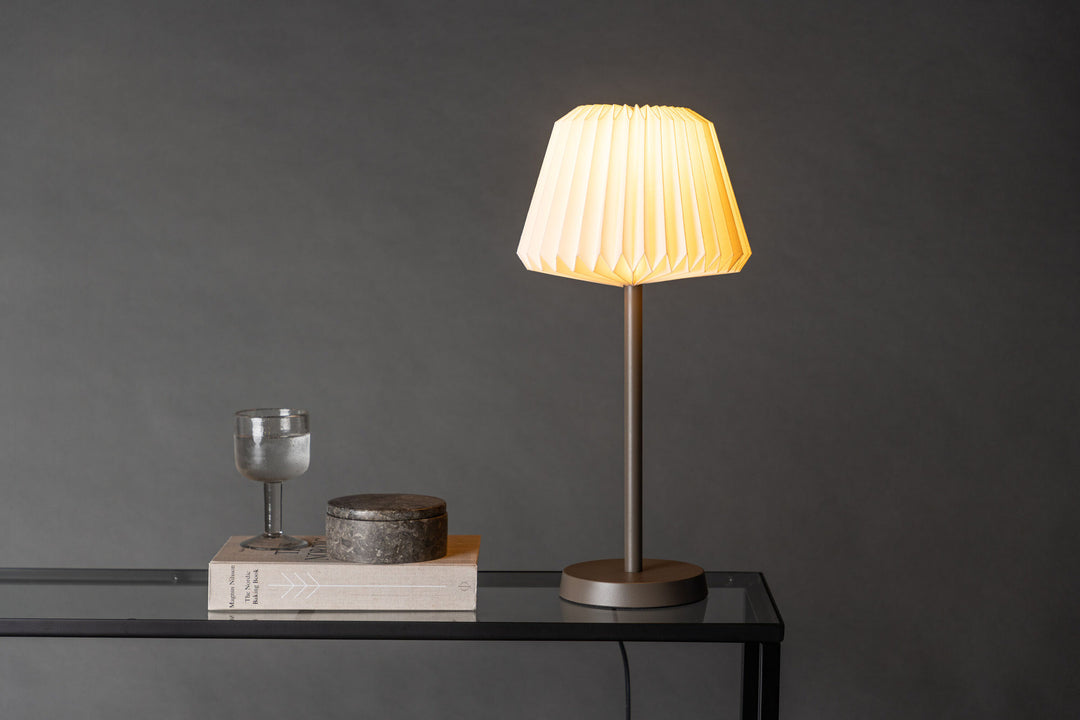 Venture Home Tandådalen 25cm Table Lamp - Mocca /  White