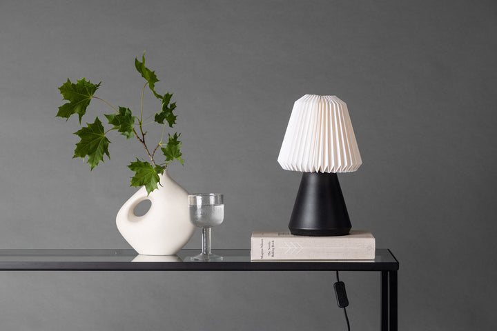 Venture Home Fjällen 20cm Table Lamp - Black /  White