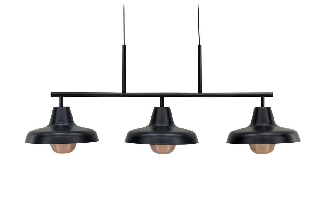 Venture Home Stöten  Pendant Lamp - Matte Black /  Metal, Copper  finish