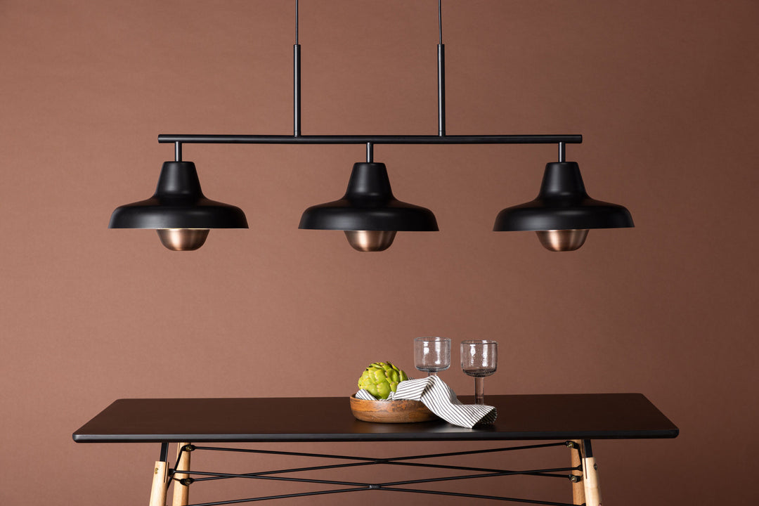 Venture Home Stöten  Pendant Lamp - Matte Black /  Metal, Copper  finish