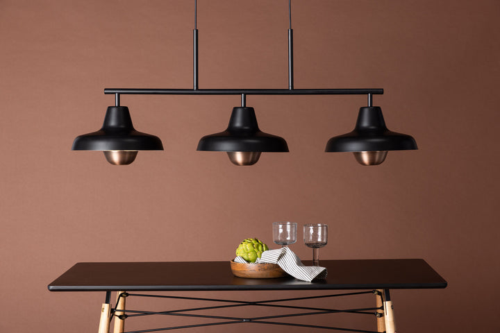Venture Home Stöten  Pendant Lamp - Matte Black /  Metal, Copper  finish