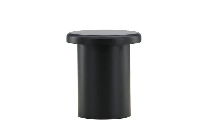 Venture Home Namsos Side table φ40 - Black  / Black MDF PU lacquer painting