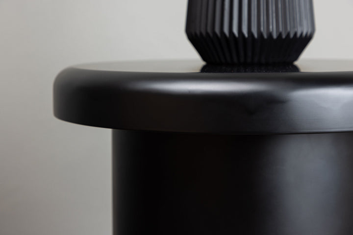 Venture Home Namsos Side table φ40 - Black  / Black MDF PU lacquer painting