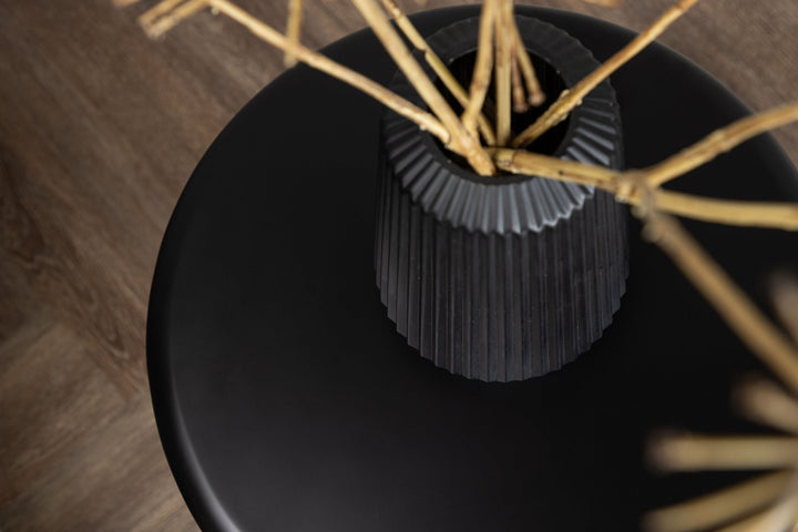 Venture Home Namsos Side table φ40 - Black  / Black MDF PU lacquer painting