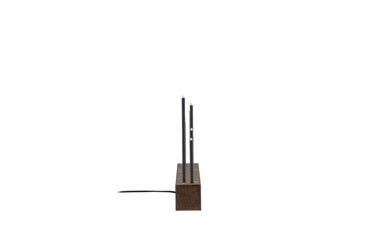 Venture Home Kungsberget 77cm Table Lamp - Walnut  /  Black Metal