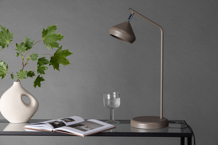 Venture Home Isaberg 30cm Table Lamp - Mocca /  Mocca