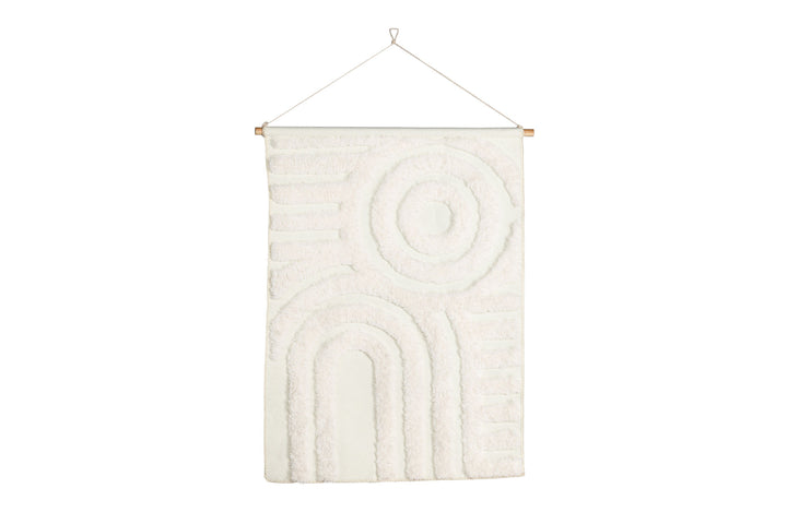 Venture Home Nikita  Poly-cotton Canvas - 70*100-  -Rectangular-White