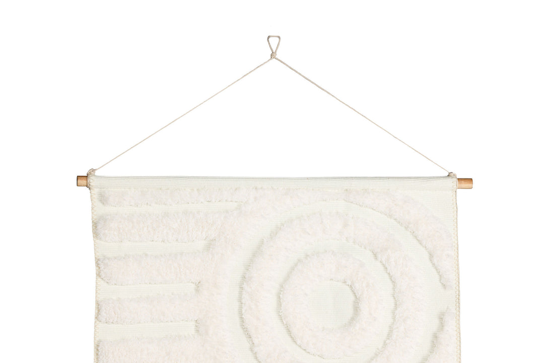 Venture Home Nikita  Poly-cotton Canvas - 70*100-  -Rectangular-White