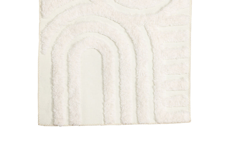 Venture Home Nikita  Poly-cotton Canvas - 70*100-  -Rectangular-White