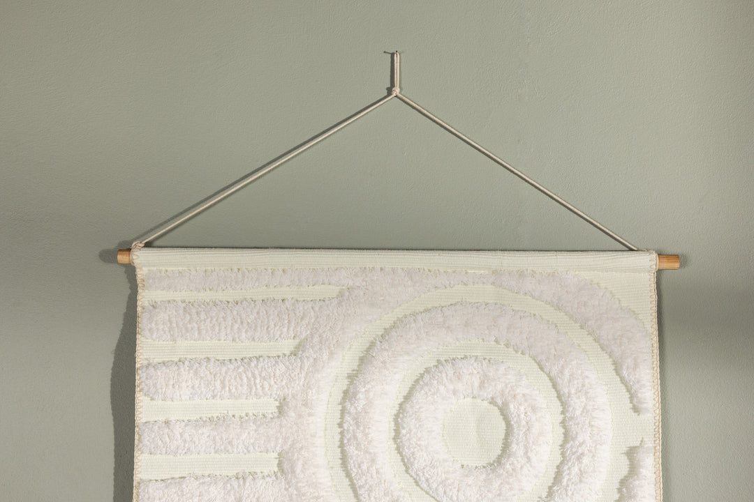 Venture Home Nikita  Poly-cotton Canvas - 70*100-  -Rectangular-White