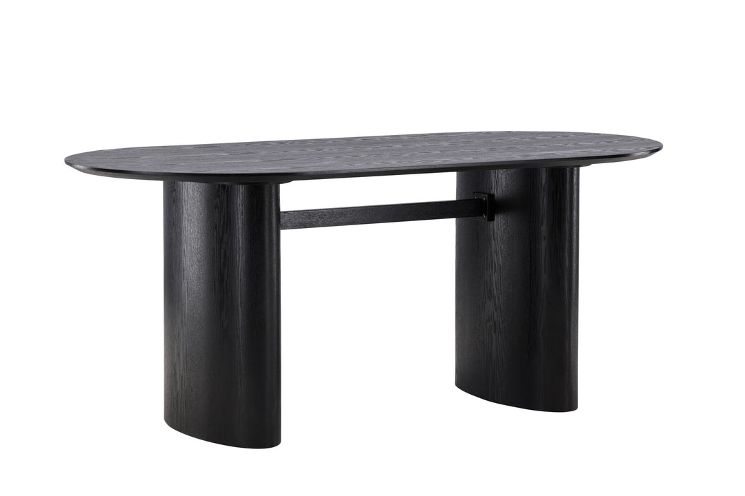 Venture Home Isolde Dining Table 180*75 - Black / Black MDF