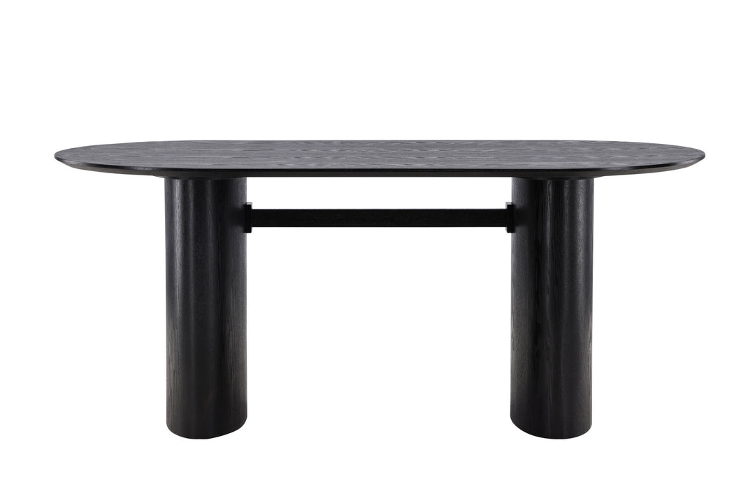 Venture Home Isolde Dining Table 180*75 - Black / Black MDF