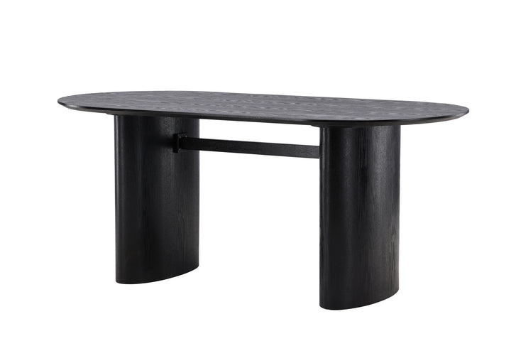 Venture Home Isolde Dining Table 180*75 - Black / Black MDF