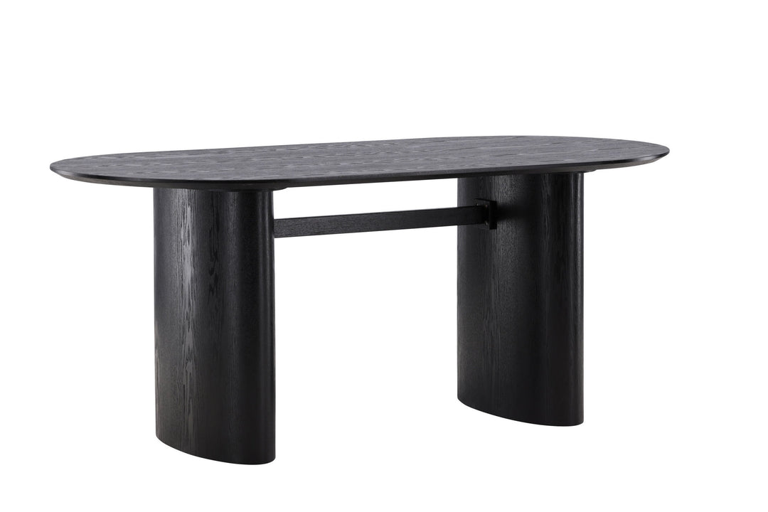 Venture Home Isolde Dining Table 180*75 - Black / Black MDF