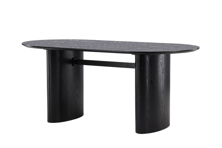 Venture Home Isolde Dining Table 180*75 - Black / Black MDF