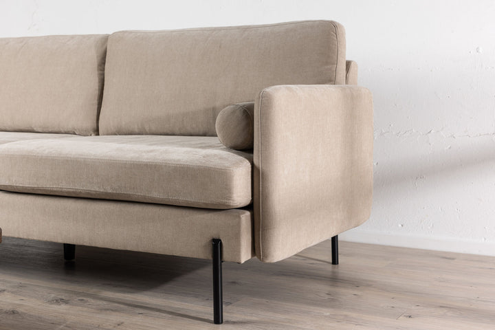 Venture Home Antibes 3-seat sofa - Beige Fabric